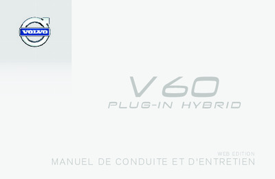 Couverture Notice Volvo V60