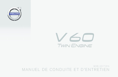 Couverture Notice Volvo V60