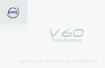 Couverture Notice Volvo V60