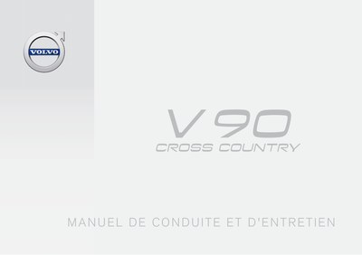 Couverture Notice Volvo V90