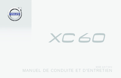 Couverture Notice Volvo XC60