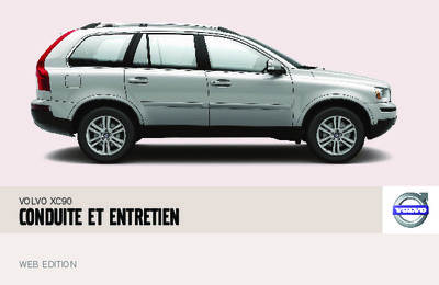 Couverture Notice Volvo XC90