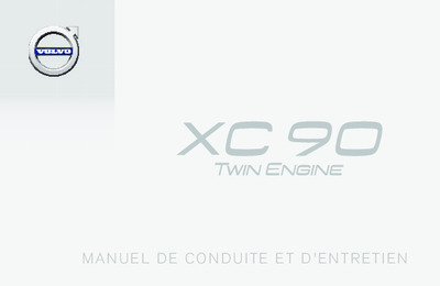 Couverture Notice Volvo XC90