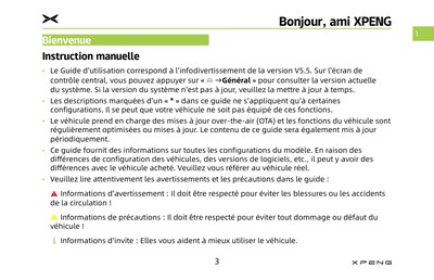 Couverture Notice Xpeng G6